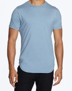 CUTS ELONGATED SHORT SLEEVE CREW