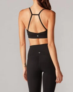 Tavi Studio Bra -EQUINOX Sales S22Apparel StudioBra Ebony Back