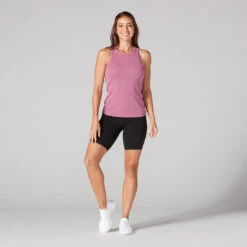 Perfect Fit Rib Tank -EQUINOX Sales SS23 Apparel Perfect Fit Rib Tank Berry Full