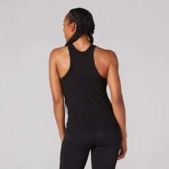 Perfect Fit Rib Tank -EQUINOX Sales SS23 Apparel Perfect Fit Rib Tank Ebony Back