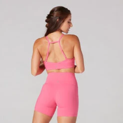 Adjustable Studio Bra -EQUINOX Sales SS23 Apparel Studio Bra Hot Pink Back