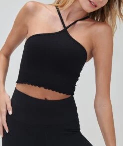 Spiritual Gangster Seamless Halter Top