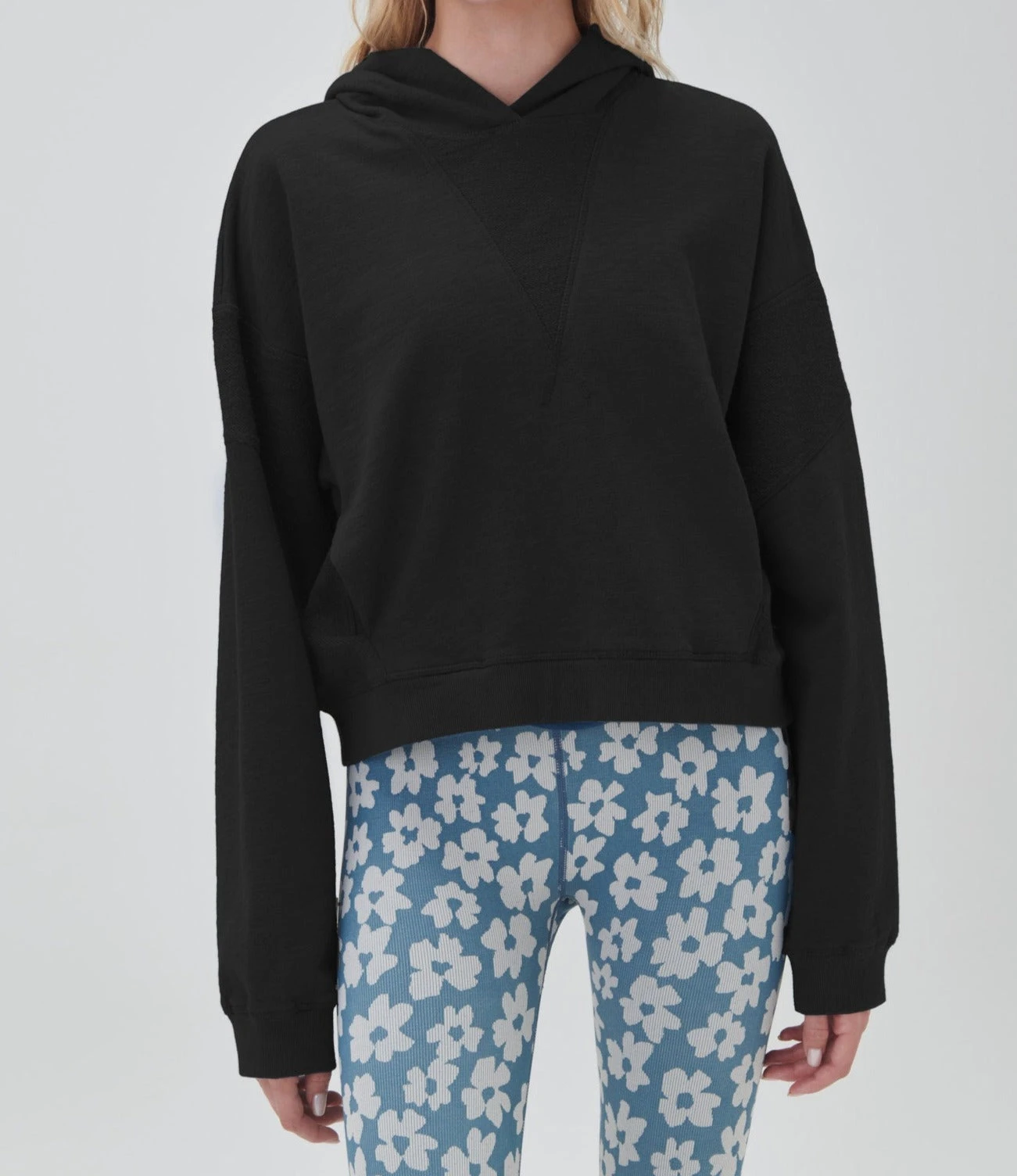 Spiritual Gangster Dolman Patchwork Hoodie 1 Spiritual Gangster Dolman Patchwork Hoodie