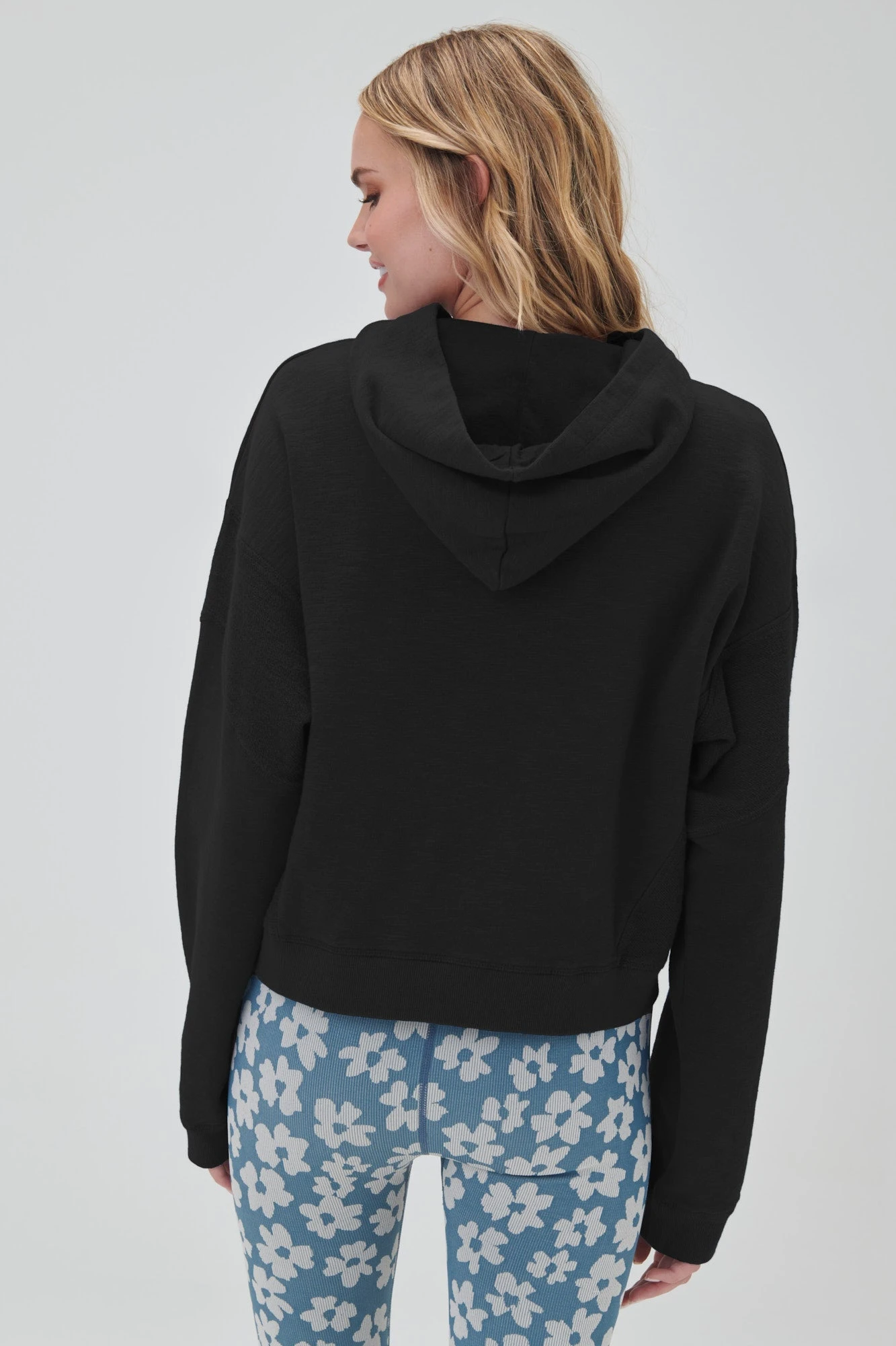 Spiritual Gangster Dolman Patchwork Hoodie 4 Spiritual Gangster Dolman Patchwork Hoodie - Image 4