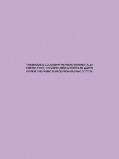 Pangaia Organic Cotton Hoodie -EQUINOX Sales TextblockdetailsOrganic Cotton Hoodie Orchid Purple 3