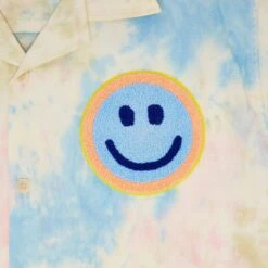 Valas Los Angeles Tie Dye Smiley Bowler Shirt -EQUINOX Sales Valas 52