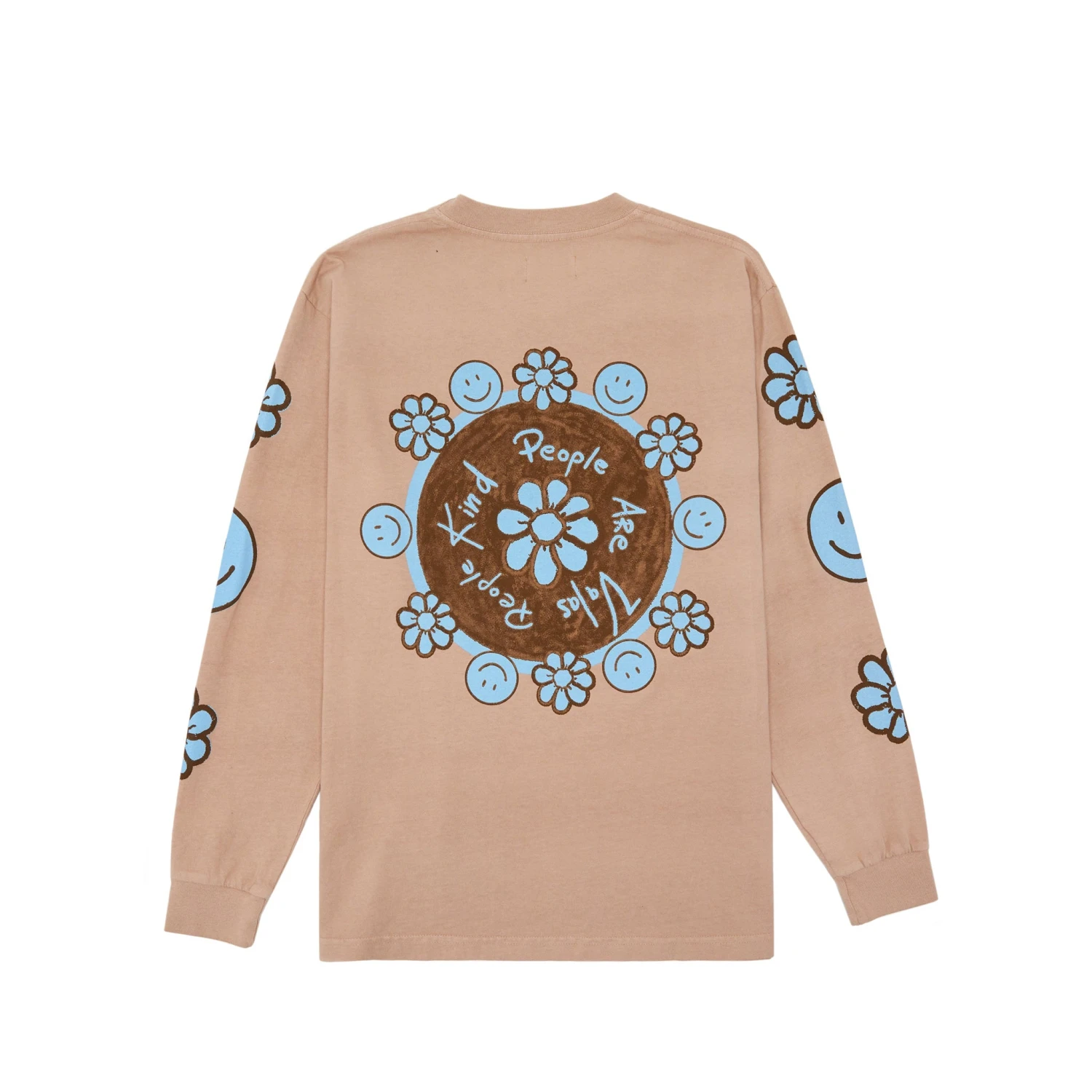 Valas Los Angeles Smiley Patch Long Sleeve Tee 2 Valas Los Angeles Smiley Patch Long Sleeve Tee - Image 2