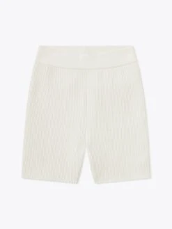 Coreflex™ Bike Shorts -EQUINOX Sales WHITE RIB BIKE SHORT FRONT