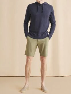 Faherty Slub Cotton Hoodie -EQUINOX Sales su21 mkc0096 bln faherty mens slub cotton hoodie blue nights front 2